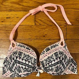 VICTORIA'S SECRET Aztec Print Push-up Swim Top